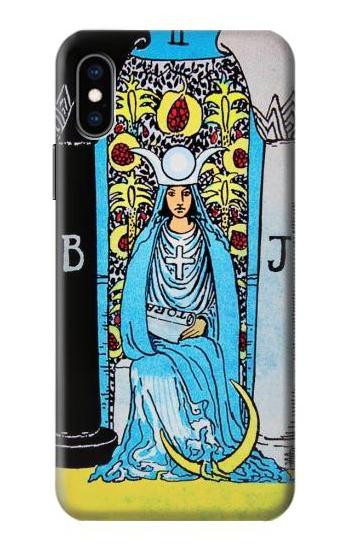 S2837 The High Priestess Vintage Tarot Card Case For iPhone X, iPhone XS