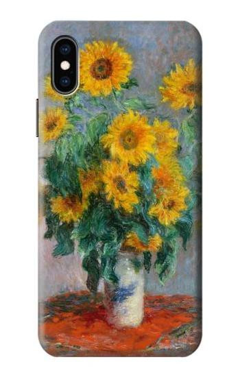 S2937 Claude Monet Bouquet of Sunflowers Case For iPhone X, iPhone XS