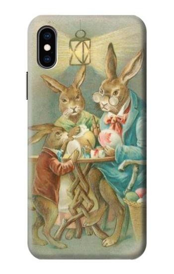 S3164 Easter Rabbit Family Case For iPhone X, iPhone XS