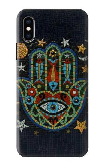 S3175 Hamsa Hand Mosaics Case For iPhone X, iPhone XS