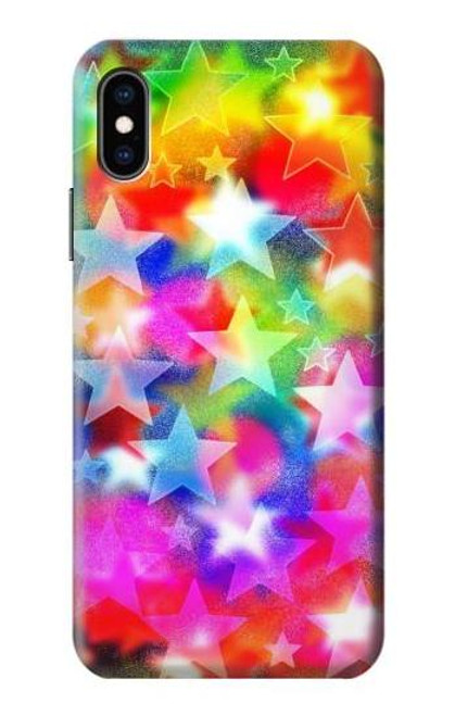 S3292 Colourful Disco Star Case For iPhone X, iPhone XS