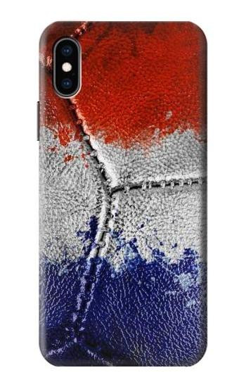 S3304 France Flag Vintage Football Graphic Case For iPhone X, iPhone XS