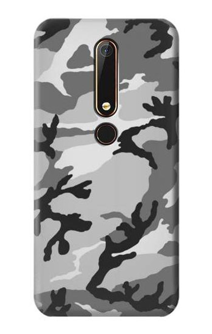 S1721 Snow Camouflage Graphic Printed Case For Nokia 6.1, Nokia 6 2018