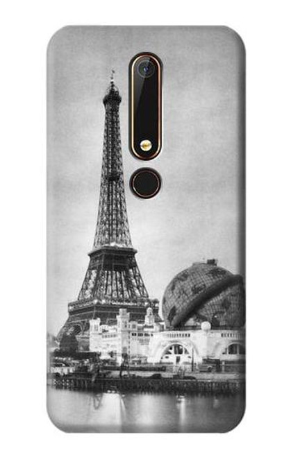 S2350 Old Paris Eiffel Tower Case For Nokia 6.1, Nokia 6 2018