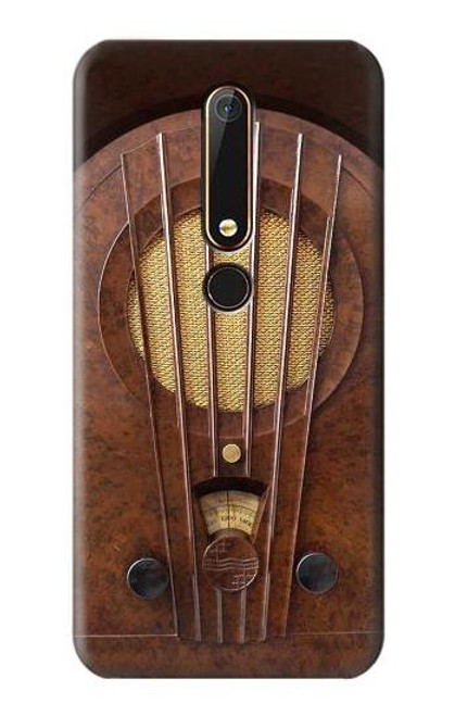 S2655 Vintage Bakelite Deco Radio Case For Nokia 6.1, Nokia 6 2018
