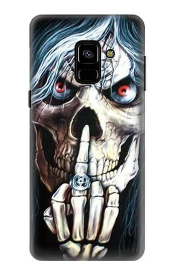 S0222 Skull Pentagram Case For Samsung Galaxy A8 (2018)