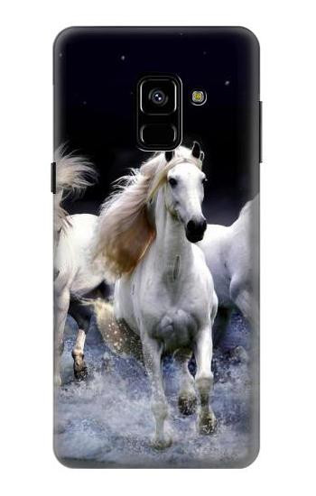 S0246 White Horse Case For Samsung Galaxy A8 (2018)