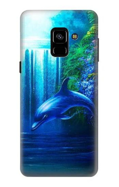 S0385 Dolphin Case For Samsung Galaxy A8 (2018)