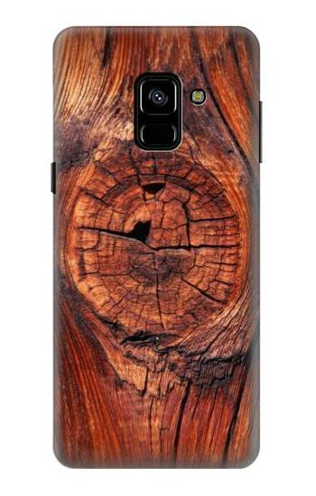 S0603 Wood Graphic Printed Case For Samsung Galaxy A8 (2018)