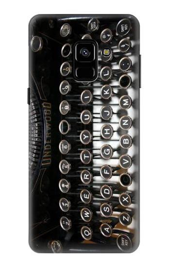 S0620 Typewriter Case For Samsung Galaxy A8 (2018)