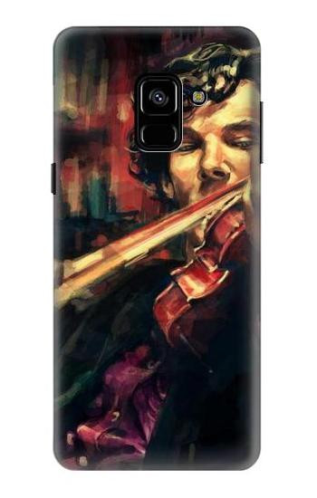 S0723 Violin Art Paint Case For Samsung Galaxy A8 (2018)