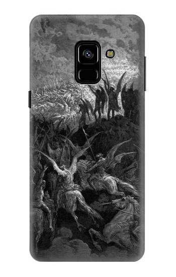 S1026 Gustave Dore Paradise Lost Case For Samsung Galaxy A8 (2018)