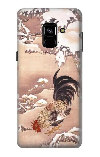 S1332 Ito Jakuchu Rooster Case For Samsung Galaxy A8 (2018)