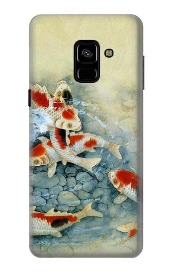 S1654 Koi Carp Fish Art Painting Case For Samsung Galaxy A8 (2018)