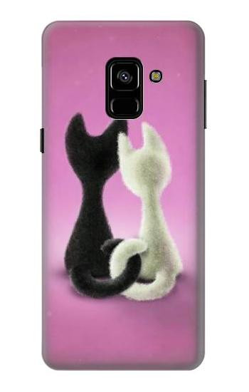 S1832 Love Cat Case For Samsung Galaxy A8 (2018)