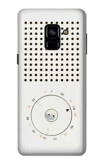 S1857 Retro Transistor Radio Case For Samsung Galaxy A8 (2018)