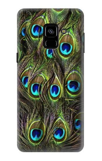 S1965 Peacock Feather Case For Samsung Galaxy A8 (2018)