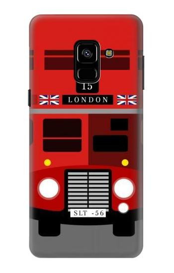 S2058 England British Double Decker Bus Case For Samsung Galaxy A8 (2018)