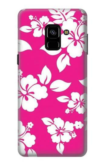 S2246 Hawaiian Hibiscus Pink Pattern Case For Samsung Galaxy A8 (2018)