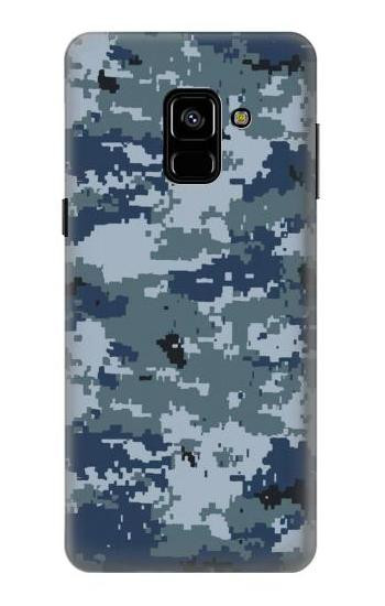 S2346 Navy Camo Camouflage Graphic Case For Samsung Galaxy A8 (2018)