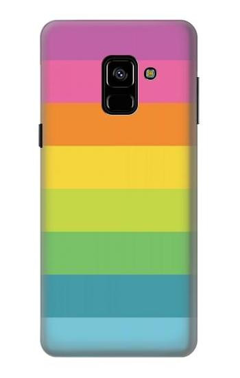 S2363 Rainbow Pattern Case For Samsung Galaxy A8 (2018)