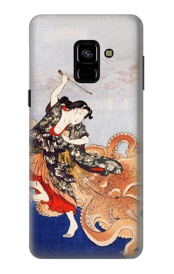 S2496 Japan Art Utagawa Kuniyoshi Tamatori Case For Samsung Galaxy A8 (2018)