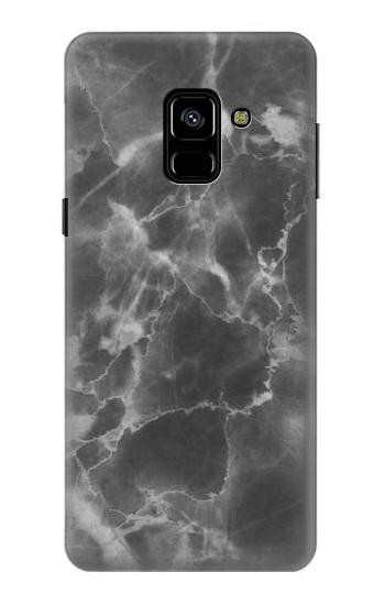S2526 Black Marble Graphic Printed Case For Samsung Galaxy A8 (2018)