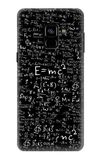 S2574 Mathematics Physics Blackboard Equation Case For Samsung Galaxy A8 (2018)