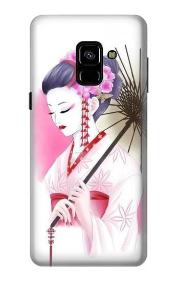 S2579 Japanese Traditional Geisha Kimono Case For Samsung Galaxy A8 (2018)