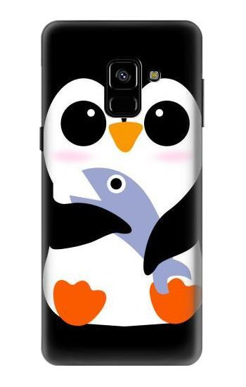 S2631 Cute Baby Penguin Case For Samsung Galaxy A8 (2018)