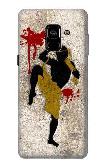 S2635 Muay Thai Kickboxing Fight Blood Case For Samsung Galaxy A8 (2018)
