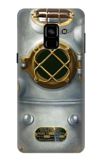S2646 Vintage Deep Sea Diver Helmet Case For Samsung Galaxy A8 (2018)