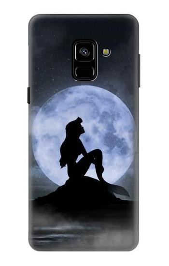 S2668 Mermaid Silhouette Moon Night Case For Samsung Galaxy A8 (2018)