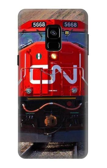 S2774 Train Canadian National Railway Case For Samsung Galaxy A8 (2018)