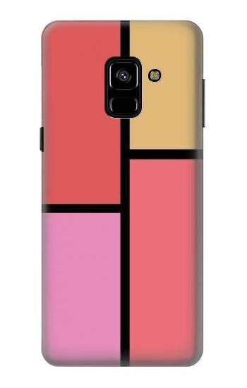 S2795 Cheek Palette Color Case For Samsung Galaxy A8 (2018)