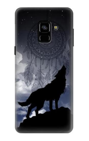 S3011 Dream Catcher Wolf Howling Case For Samsung Galaxy A8 (2018)