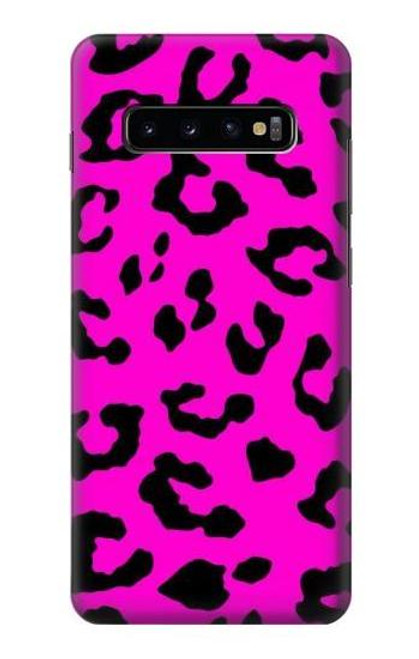 S1850 Pink Leopard Pattern Case For Samsung Galaxy S10 Plus