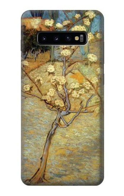 S1978 Van Gogh Letter Pear Tree Blossom Case For Samsung Galaxy S10 Plus