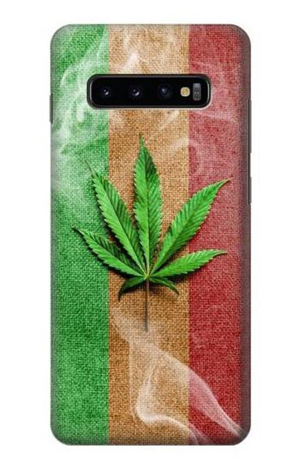 S2109 Marijuana Rasta Flag Case For Samsung Galaxy S10 Plus