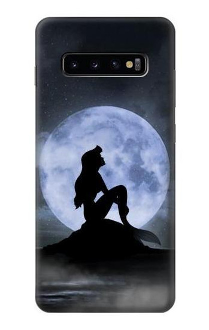 S2668 Mermaid Silhouette Moon Night Case For Samsung Galaxy S10 Plus