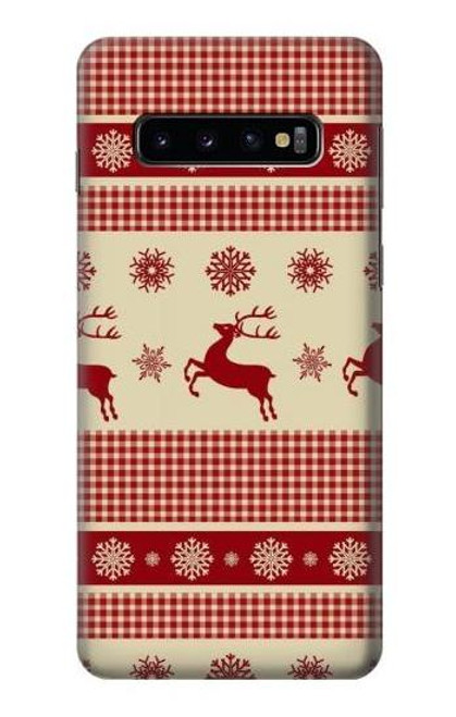 S2310 Christmas Snow Reindeers Case For Samsung Galaxy S10