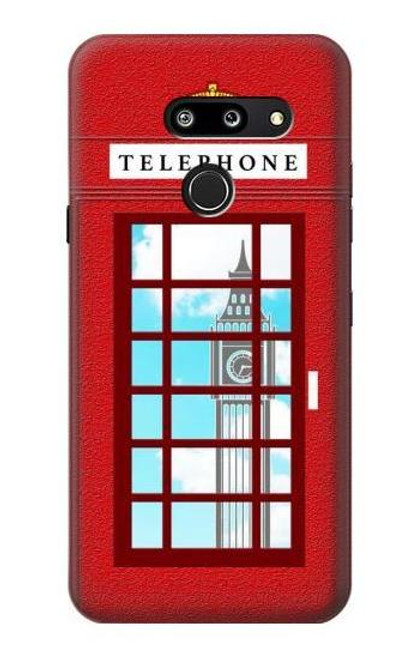 S2059 England British Telephone Box Minimalist Case For LG G8 ThinQ