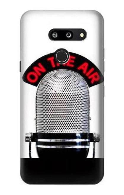 S2381 Vintage Radio Microphone On The Air Case For LG G8 ThinQ