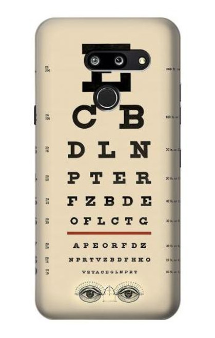 S2502 Eye Exam Chart Decorative Decoupage Poster Case For LG G8 ThinQ