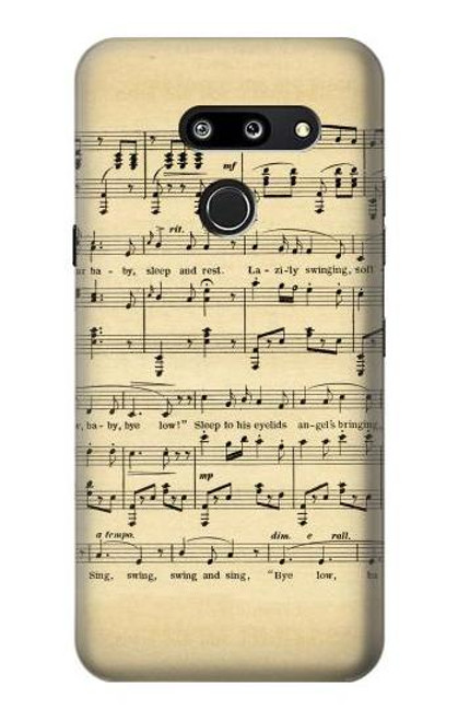 S2504 Vintage Music Sheet Case For LG G8 ThinQ