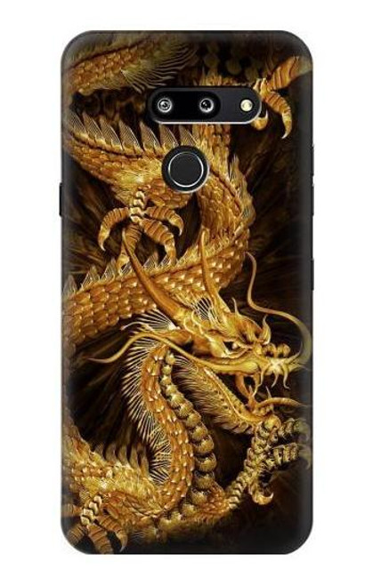 S2804 Chinese Gold Dragon Printed Case For LG G8 ThinQ