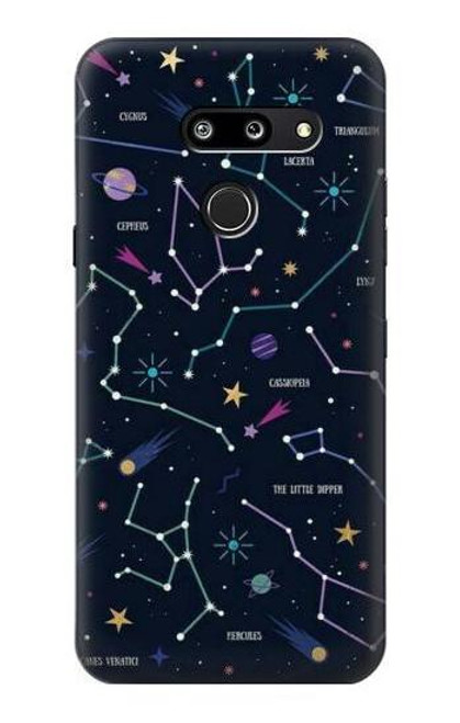 S3220 Star Map Zodiac Constellations Case For LG G8 ThinQ