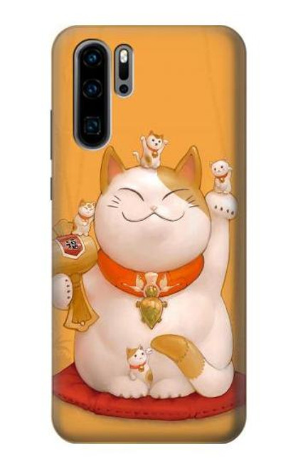 S1217 Maneki Neko Lucky Cat Case For Huawei P30 Pro