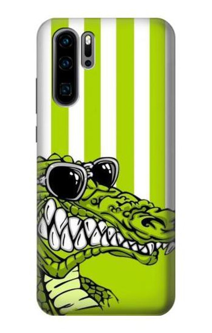 S2323 Funny Green Alligator Crocodile Case For Huawei P30 Pro