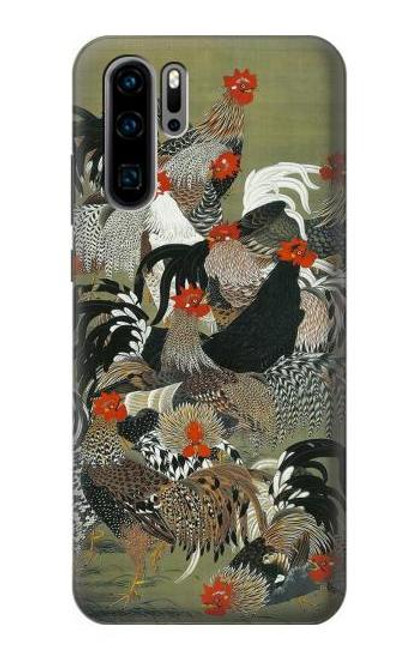 S2699 Ito Jakuchu Rooster Case For Huawei P30 Pro